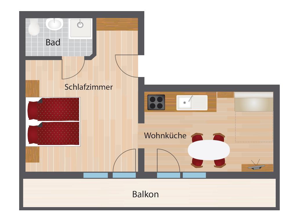 Haus Pitzer/Apartments Troicher Шладминг Стая снимка